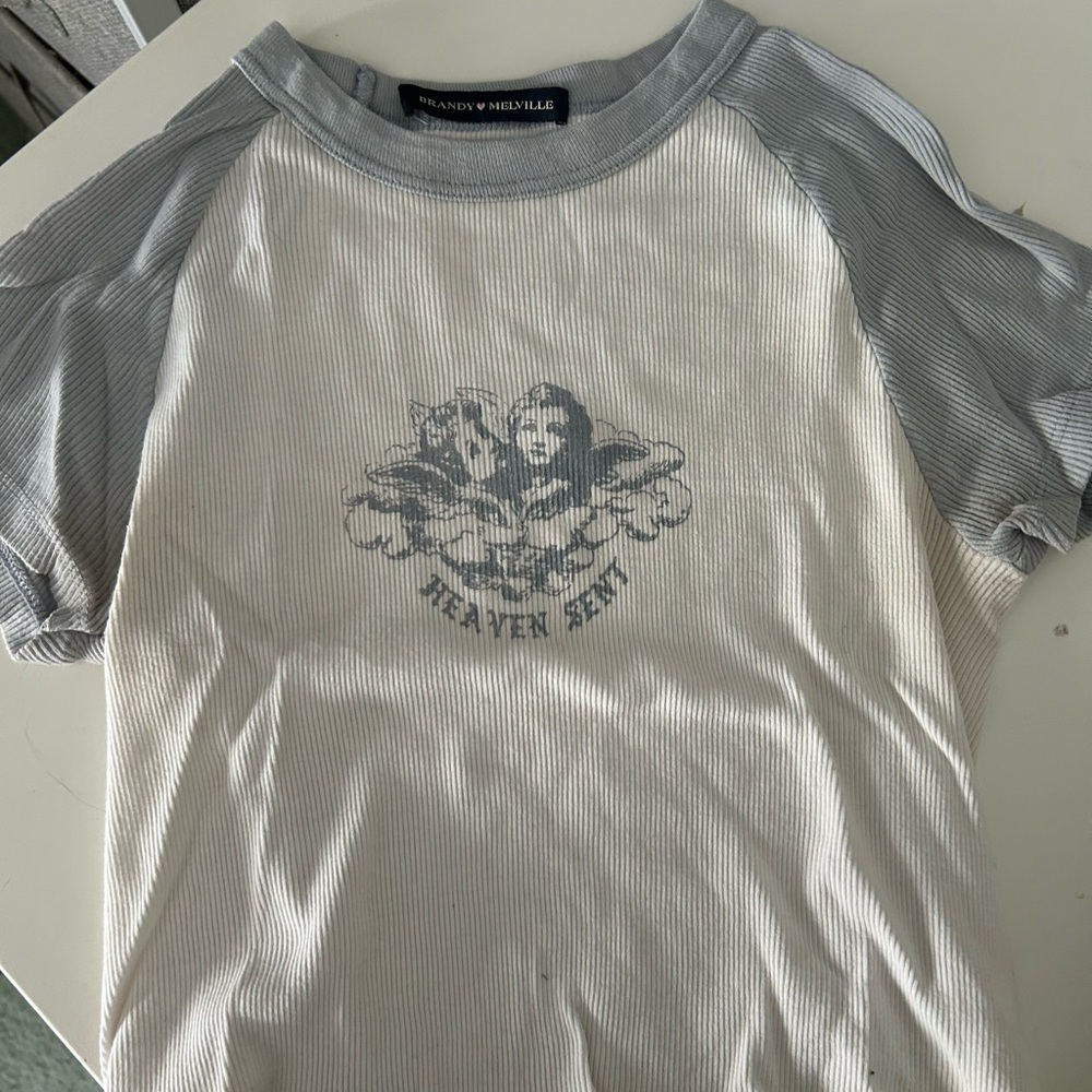 Heaven Sent Brandy Graphic Baby Tee